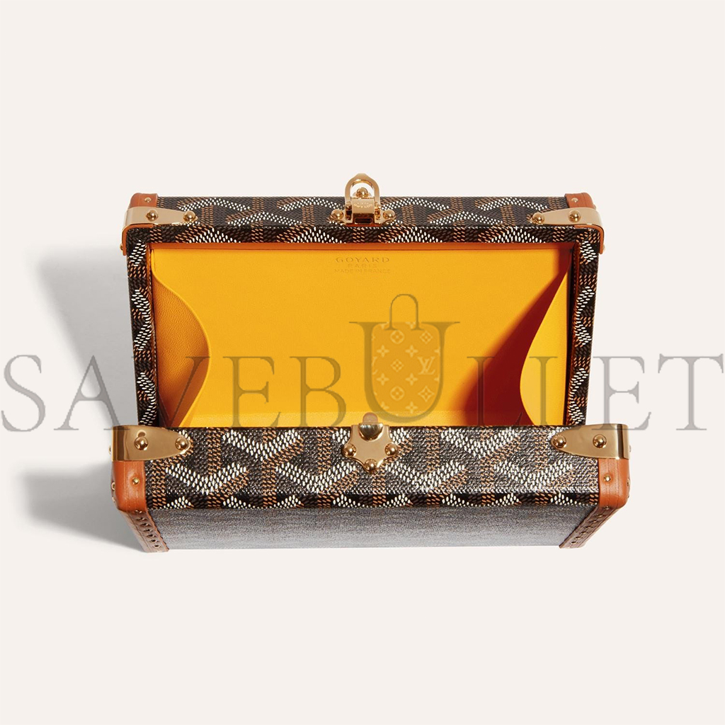 Go*ard minaudiÈre trunk bag mina08pmlty01cl03o (17*11.5*5.5cm)